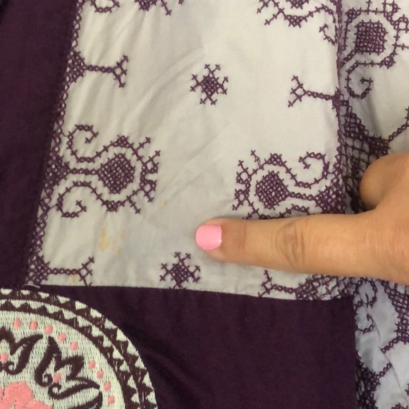 Odd Molly Uncorporated Purple Embroidered Dress - Picture 6 of 6